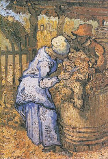 The shearer, Vincent Van Gogh